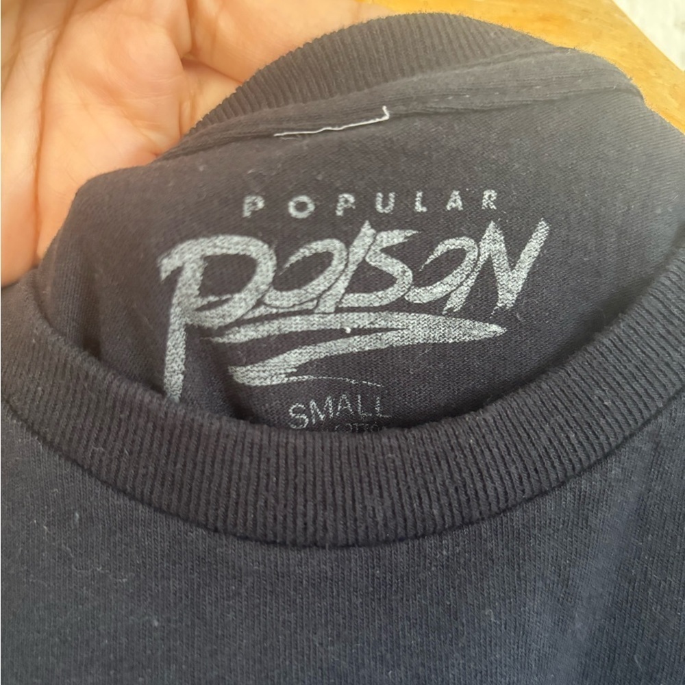Popular Poison Mens Street Legend Graphic T-Shirt Black Car Racing Tee Small - Picture 2 of 7